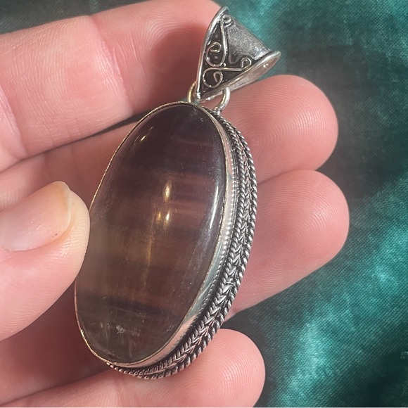Fluorite pendant - Picture 2 of 5